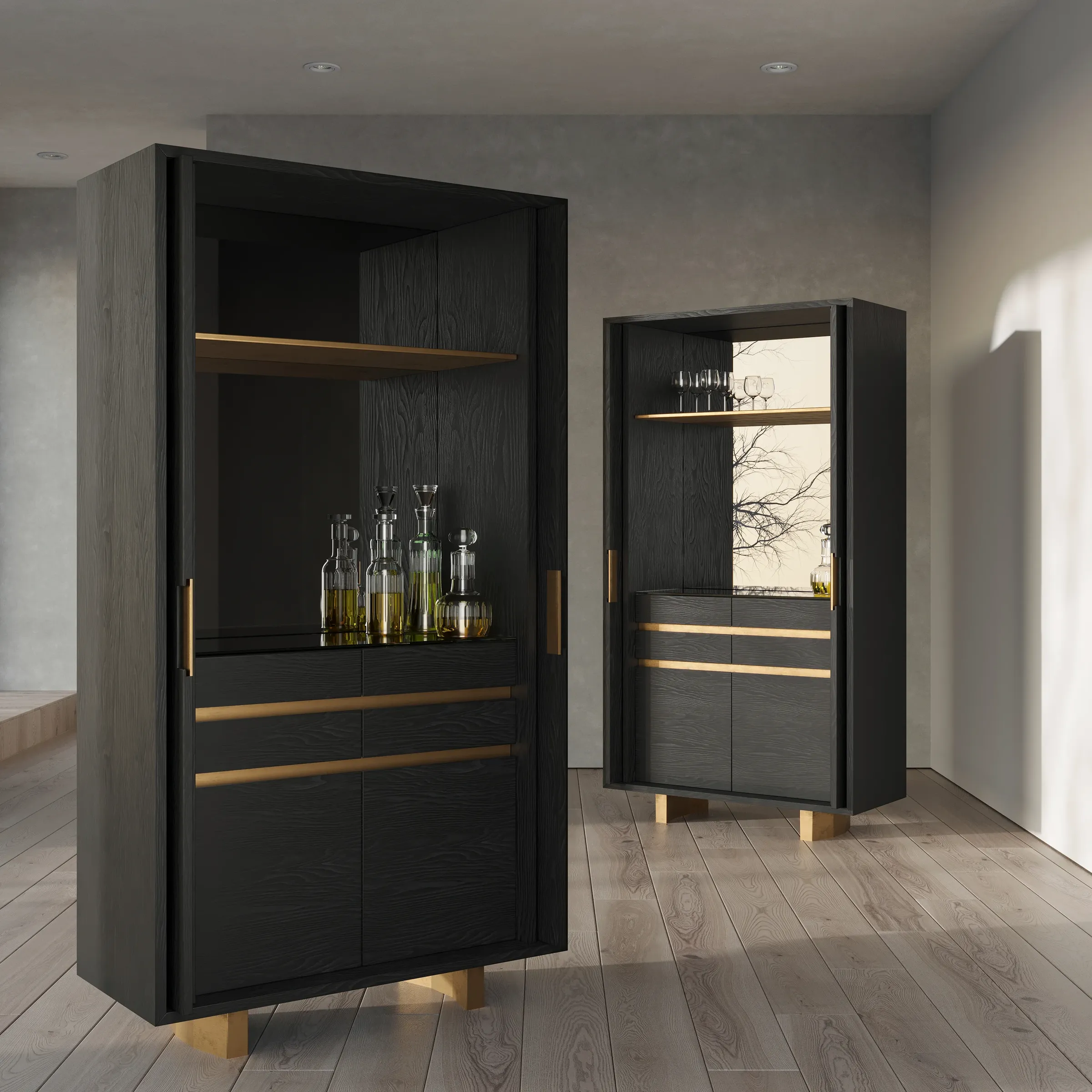 Noir Bar Cabinet - product view